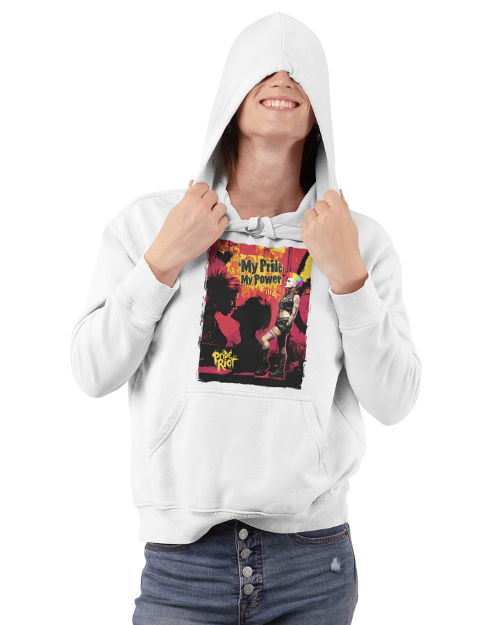 Punk Rock Queen — Hoodie — worn, PRIDE RIOT®