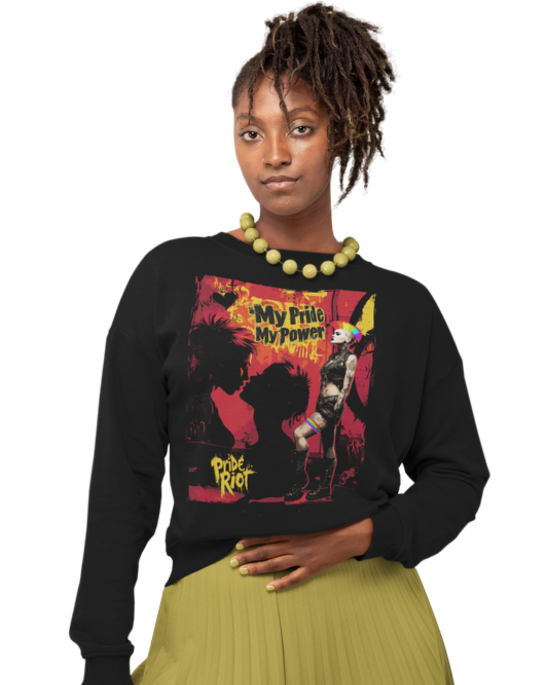 Punk Rock Queen — Sweatshirt — worn, PRIDE RIOT®