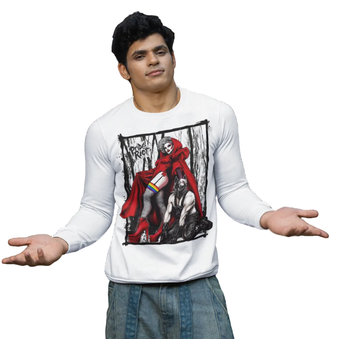Red Riding Hood — Sweatshirt — worn, PRIDE RIOT®