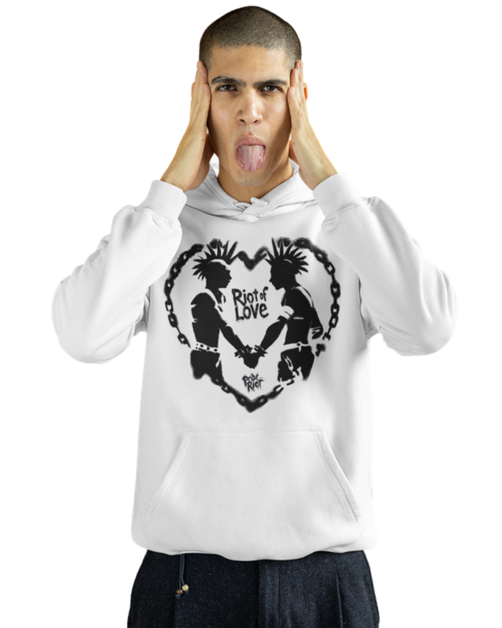 Riot of Love — Hoodie — worn, PRIDE RIOT®