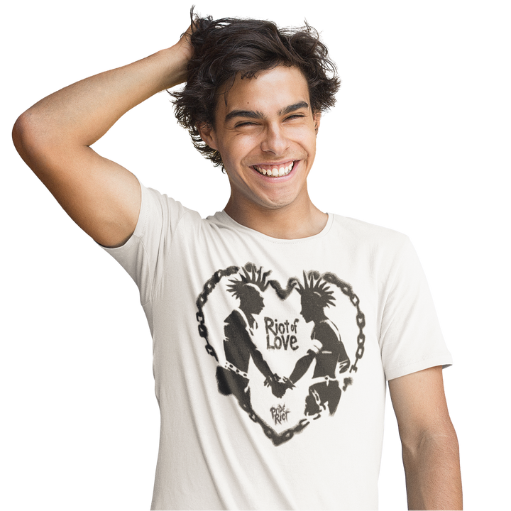Riot of Love — Tee — worn, PRIDE RIOT®