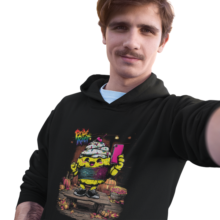 Snack: The Cream Filled Cake — Hoodie — worn, PRIDE RIOT®