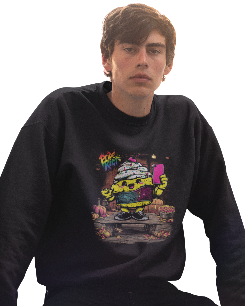 Snack: The Cream Filled Cake — Sweatshirt — worn, PRIDE RIOT®