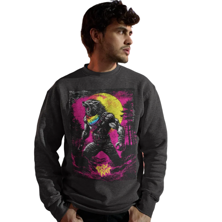 Werewolf — Sweatshirt — worn, PRIDE RIOT®