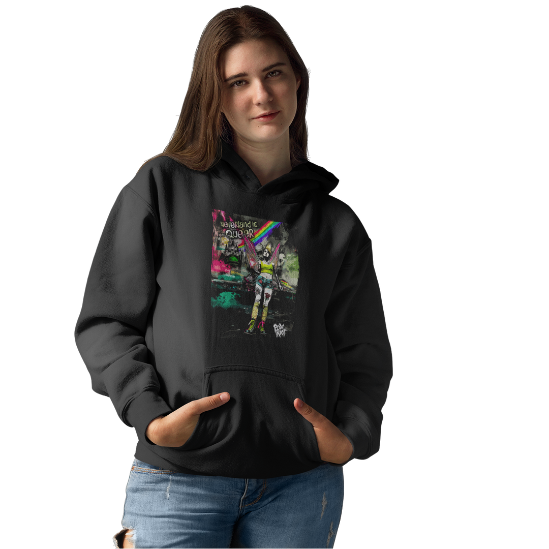 Wings and Teeth — Hoodie — worn, PRIDE RIOT®