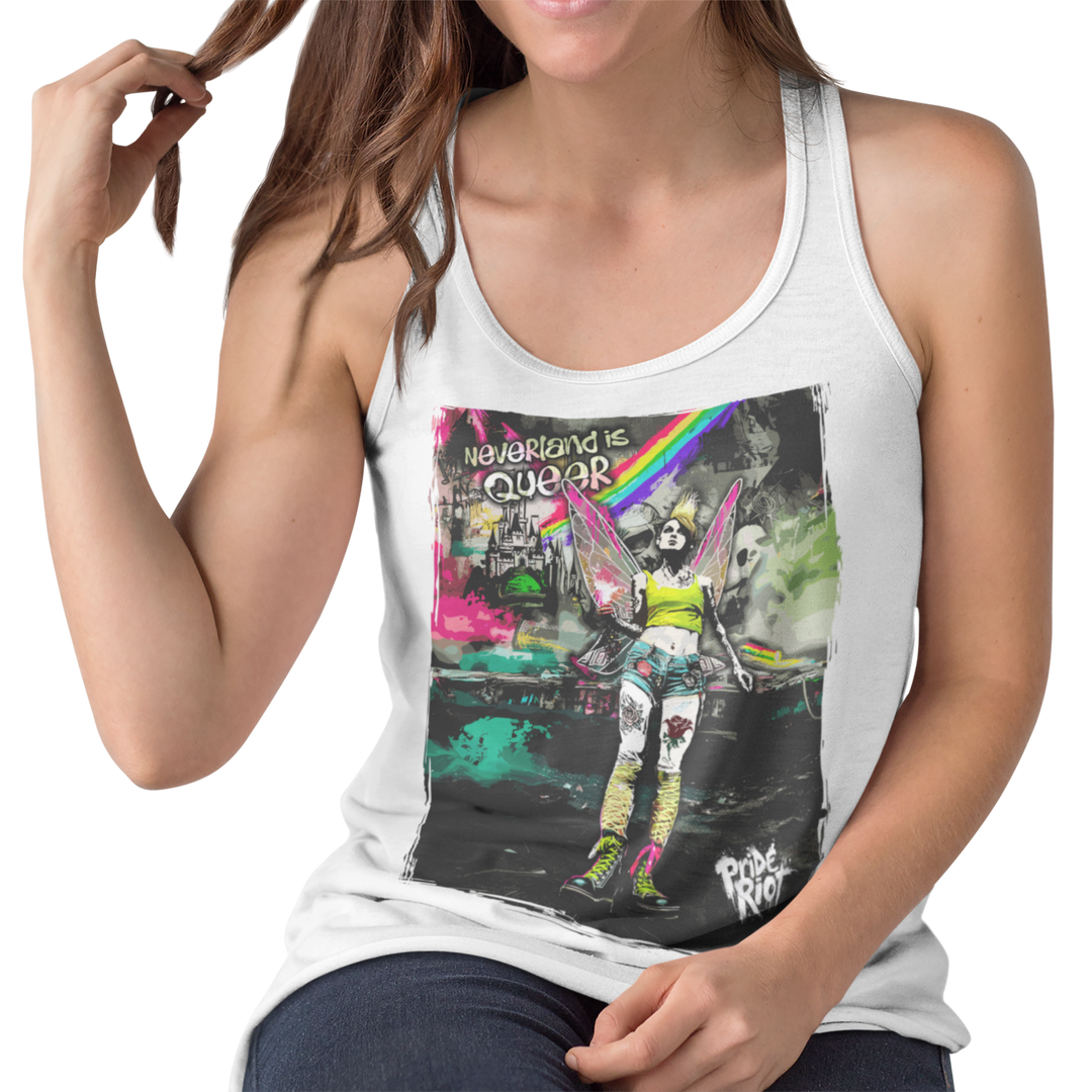 Wings and Teeth — Tank — worn, PRIDE RIOT®