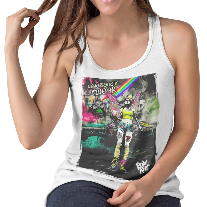 Wings and Teeth — Tank — worn, PRIDE RIOT®