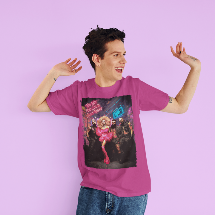 Goldie Locks and the Three Bears T-Shirt – Queer Punk Drag Tee | Pride Riot