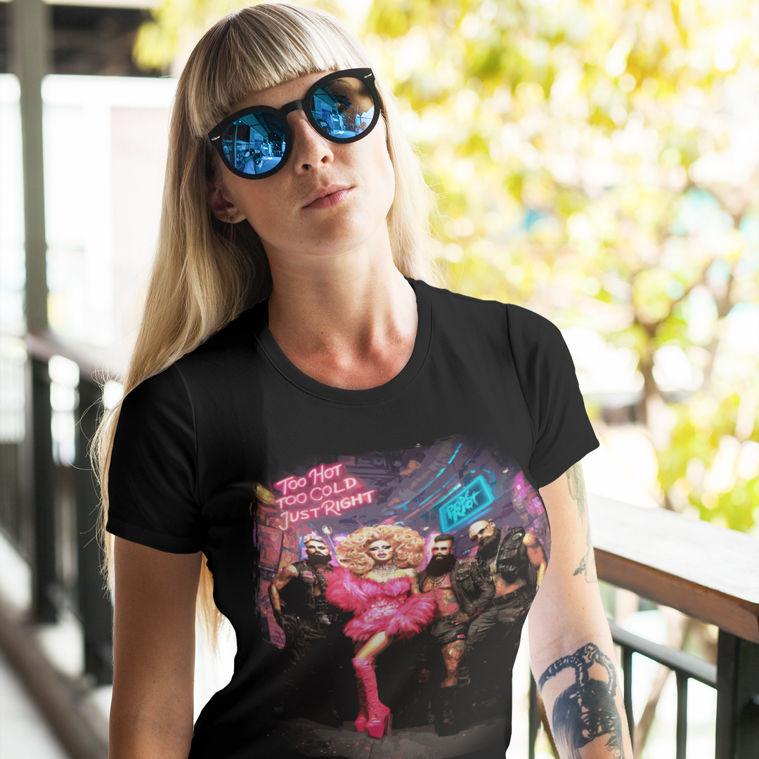Goldie Locks and the Three Bears T-Shirt – Queer Punk Drag Tee | Pride Riot