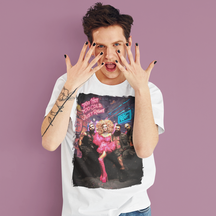 Goldie Locks and the Three Bears T-Shirt – Queer Punk Drag Tee | Pride Riot