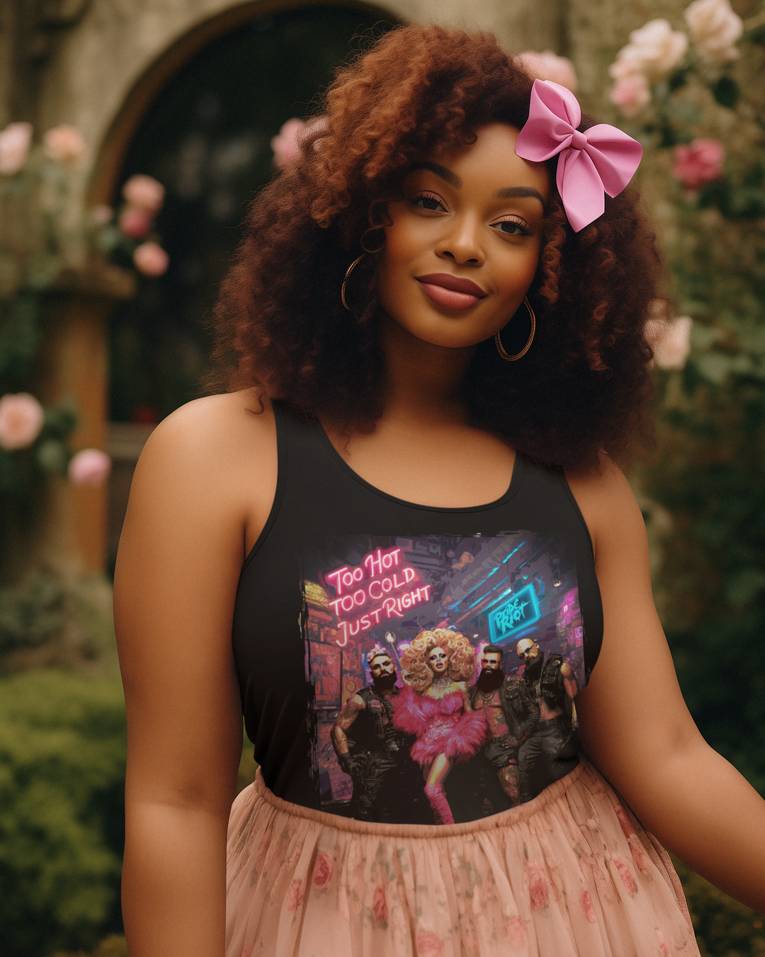 Goldie Locks Unisex Tank Top – Queer Drag Pride Streetwear by Pride Riot