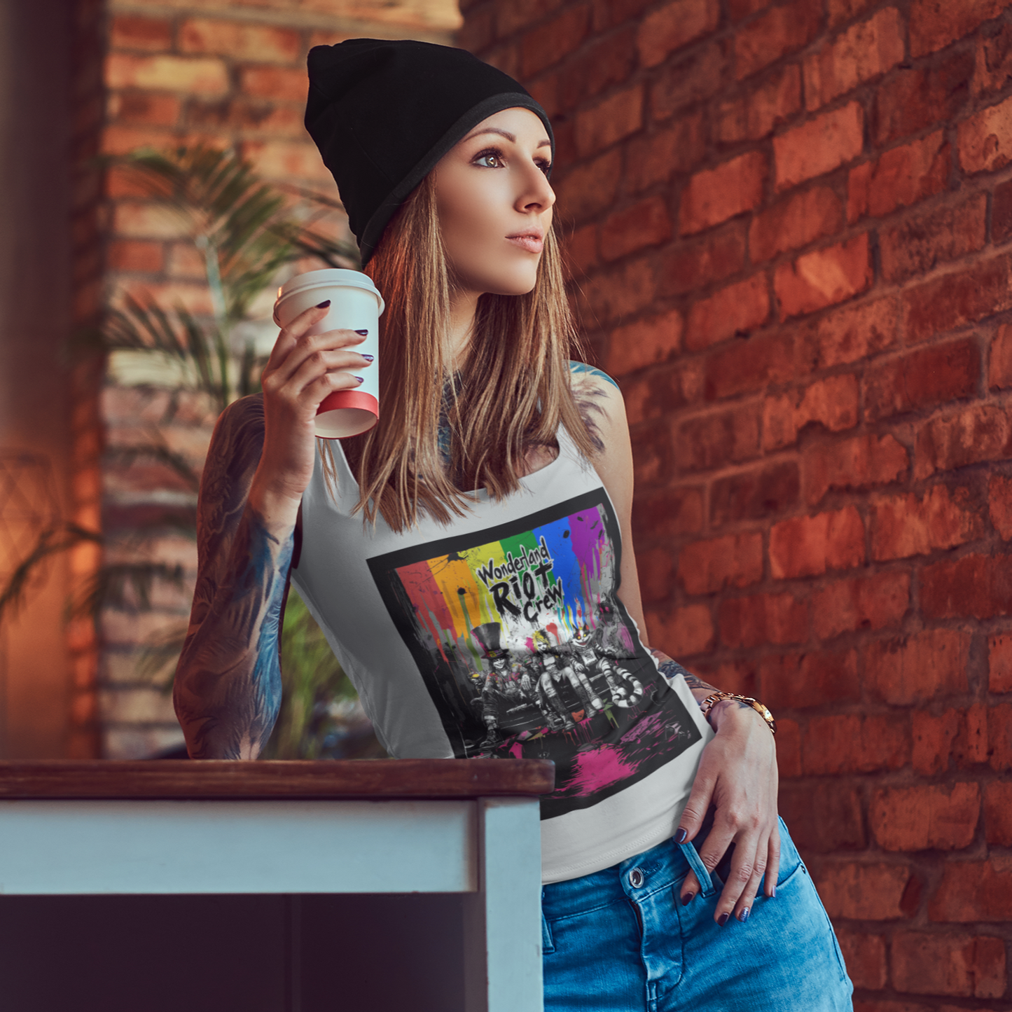 Alice in Rebellion – Punk Wonderland Tank Top | Queer Summer Essential