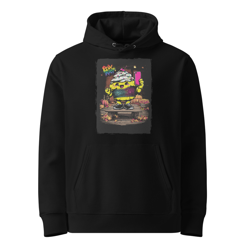 Snack: The Cream Filled Cake — Hoodie — Black, front