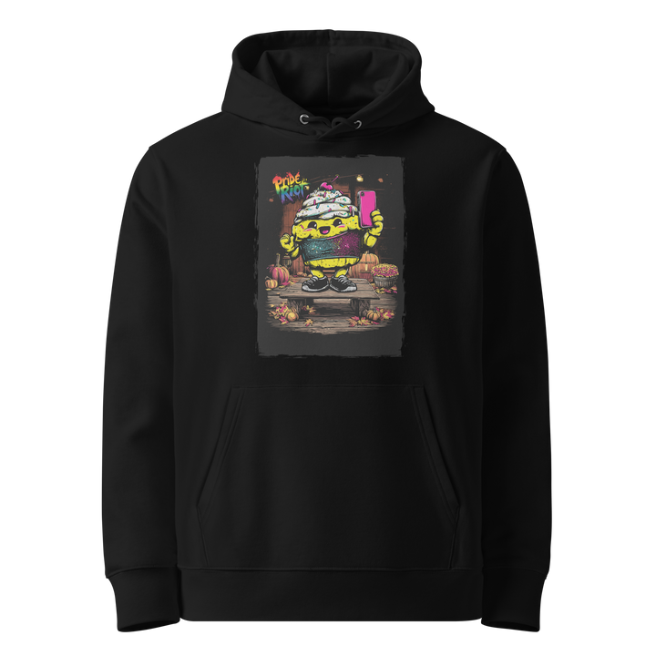 Snack: The Cream Filled Cake — Hoodie — Black, front
