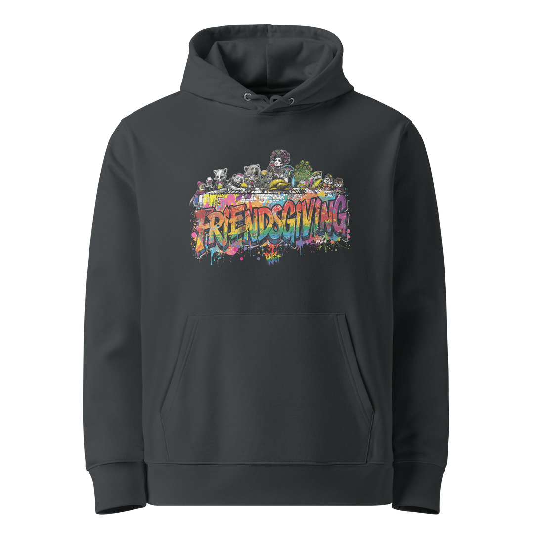 Royal Feast — Hoodie — India Ink Grey, front