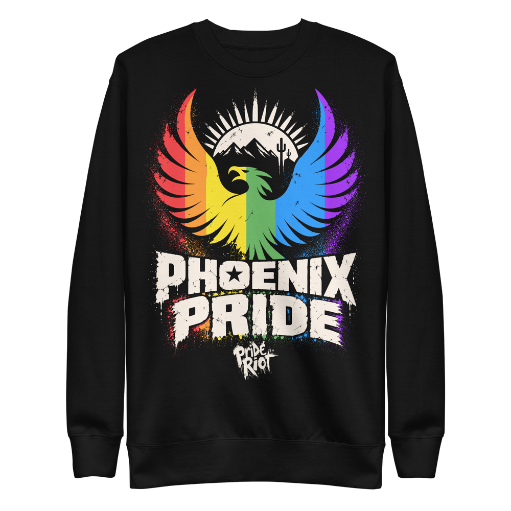 PHX Pride — Sweatshirt — Black, front