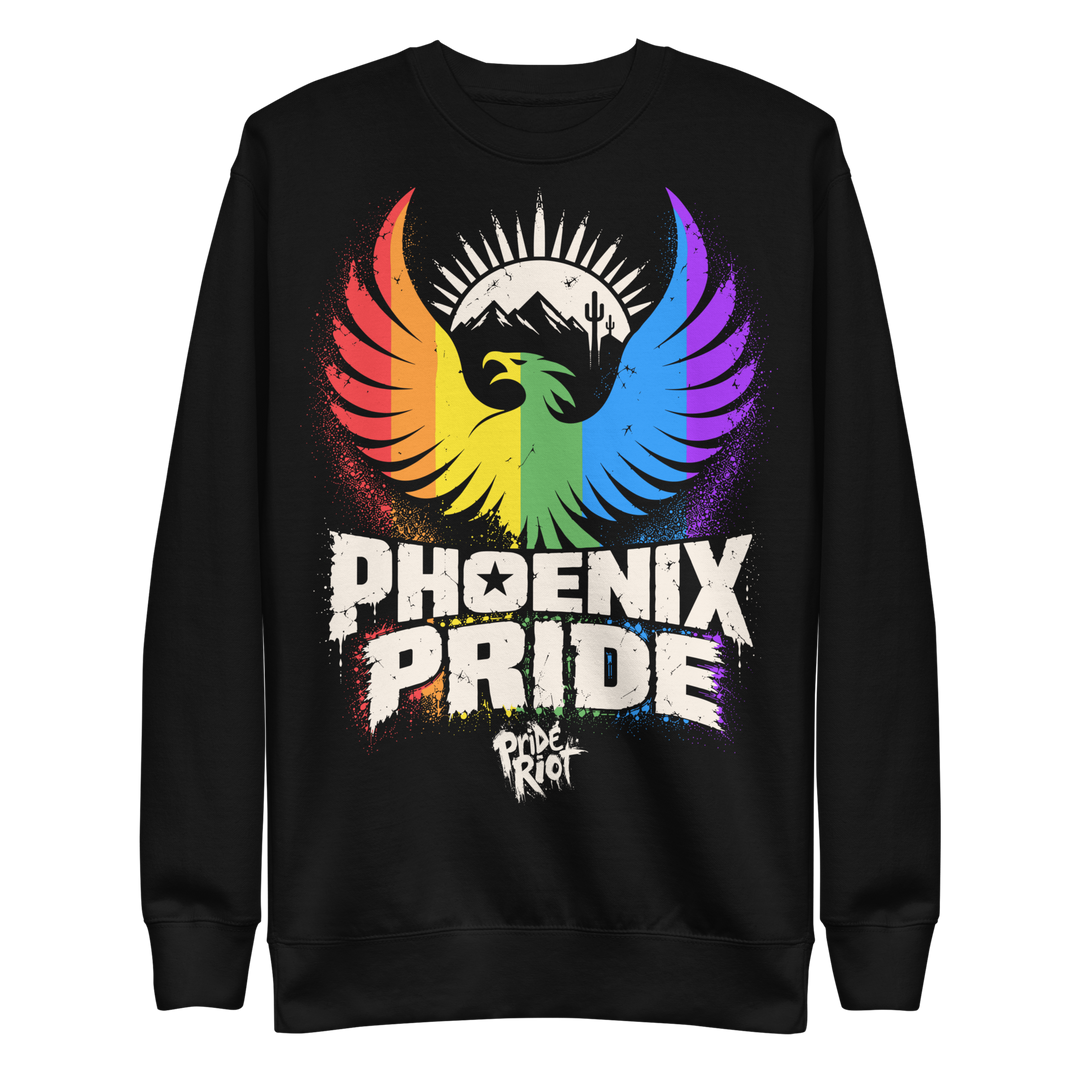 PHX Pride — Sweatshirt — Black, front