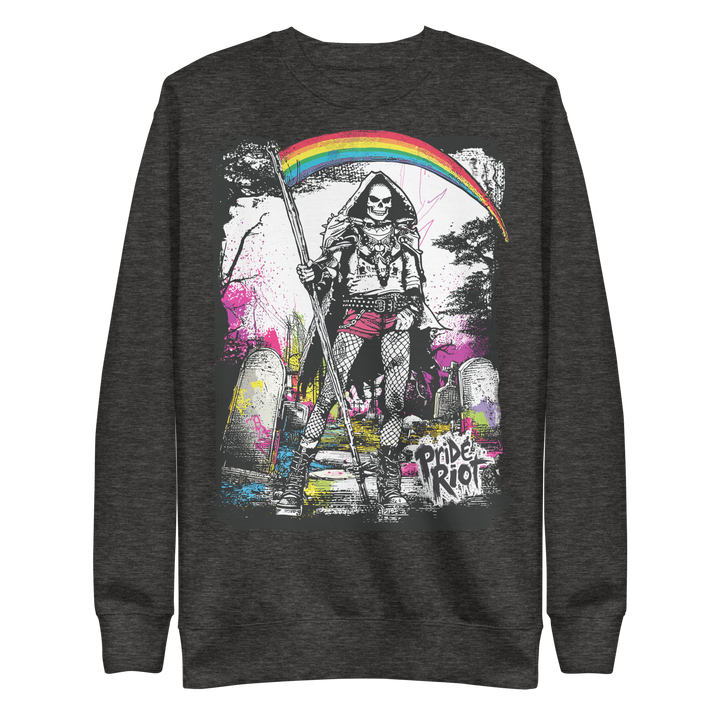Reaper — Sweatshirt — Charcoal Heather, front