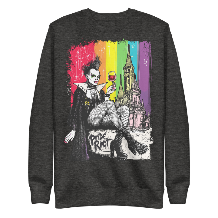 Dracula — Sweatshirt — Charcoal Heather, front