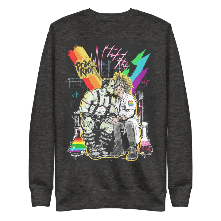 Frankenstein — Sweatshirt — Charcoal Heather, front