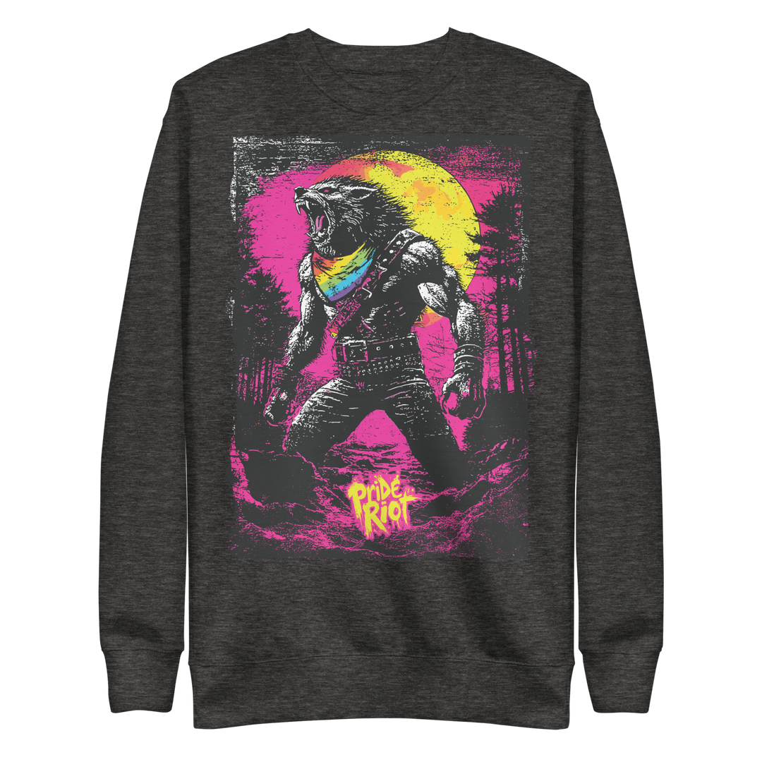 Werewolf — Sweatshirt — Charcoal Heather, front