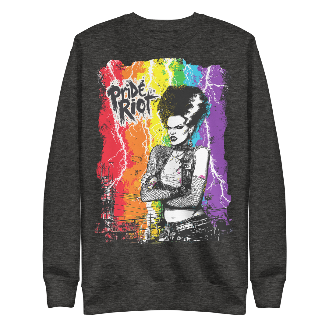 Bride — Sweatshirt — Charcoal Heather, front