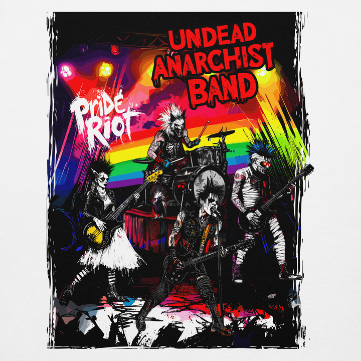 Undead Anarchist — Sweatshirt — White, front