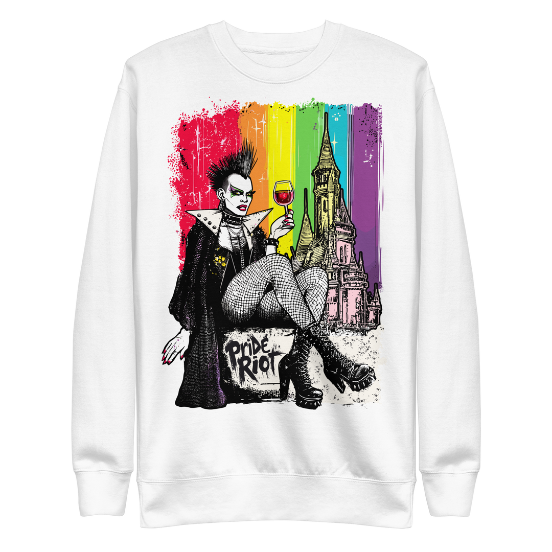 Dracula — Sweatshirt — White, front