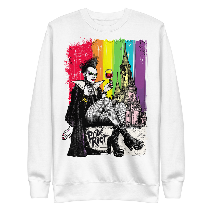 Dracula — Sweatshirt — White, front