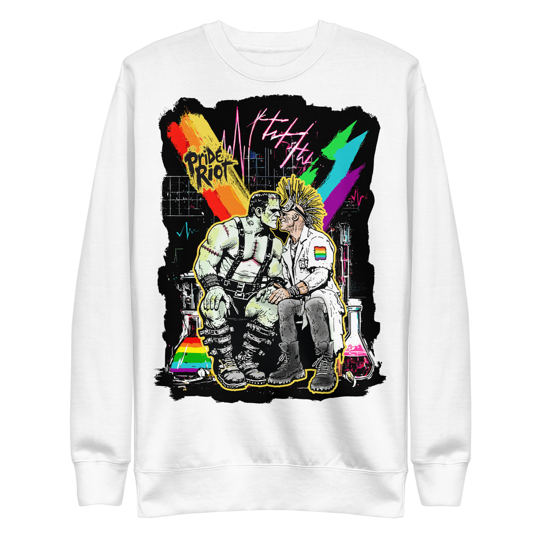 Frankenstein — Sweatshirt — White, front