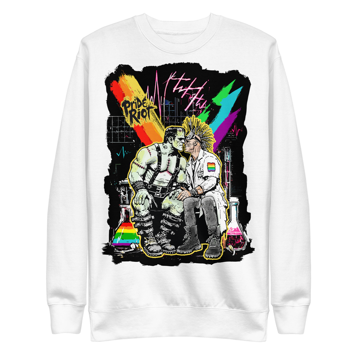 Frankenstein — Sweatshirt — White, front