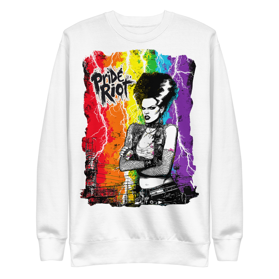 Bride — Sweatshirt — White, front