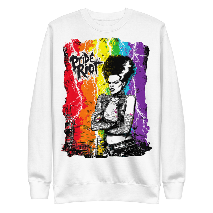 Bride — Sweatshirt — White, front