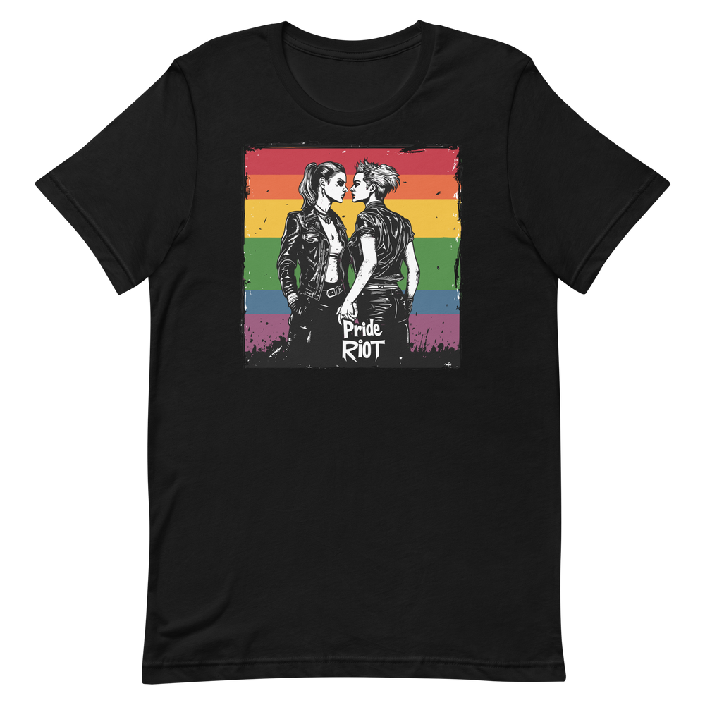 Rebel Lovers - Tee in Black, front