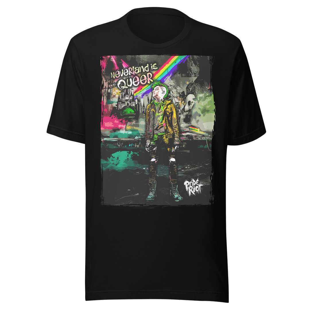 Neverland Peter — Tee — Black, front