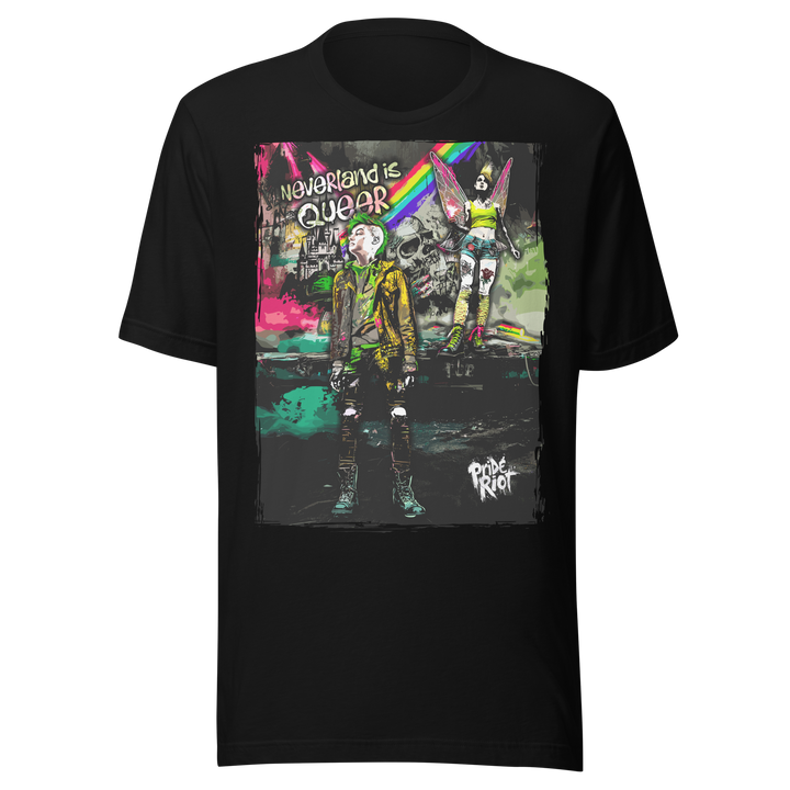 Neverland — Tee — Black, front