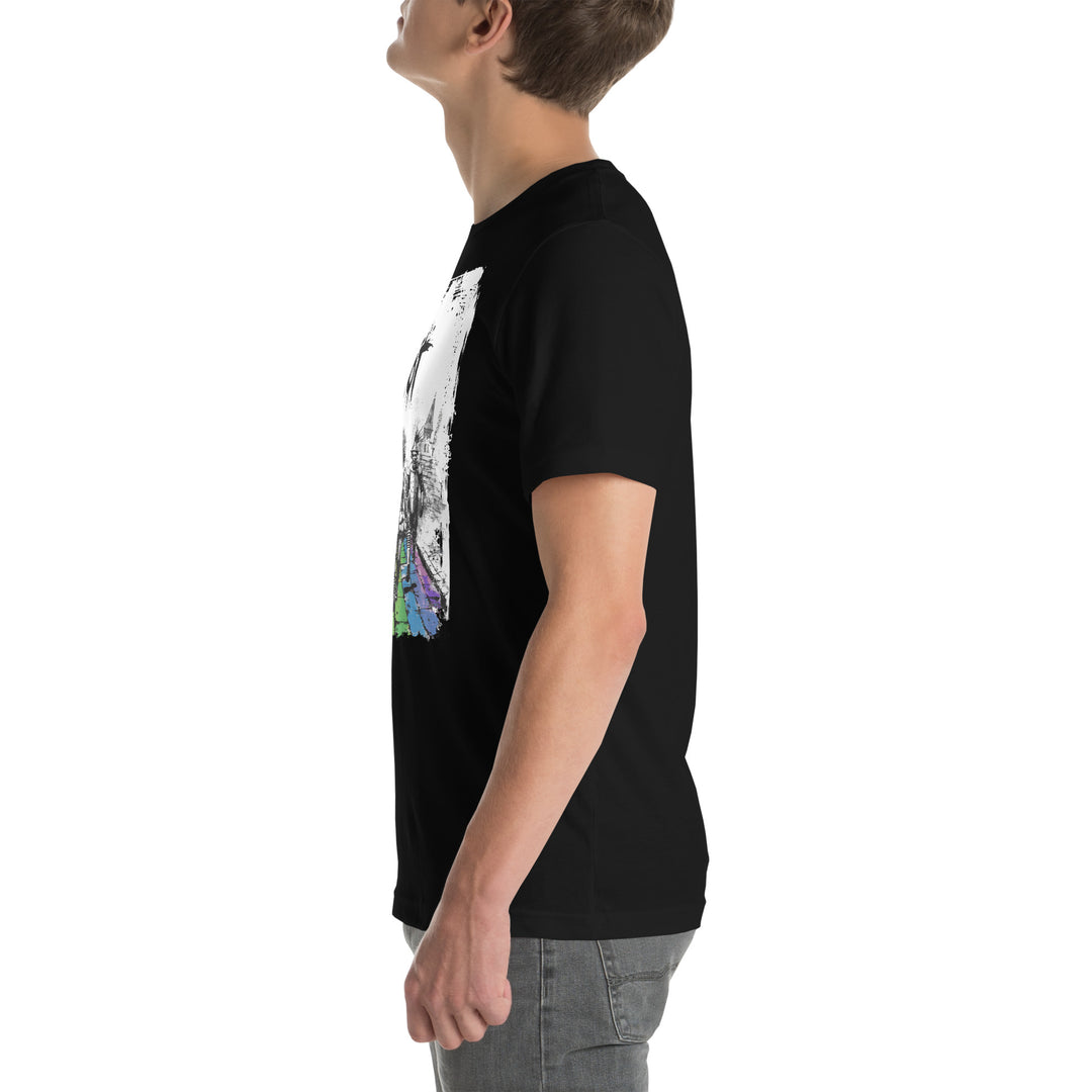 No Place Like Loud — Tee — Black, left side