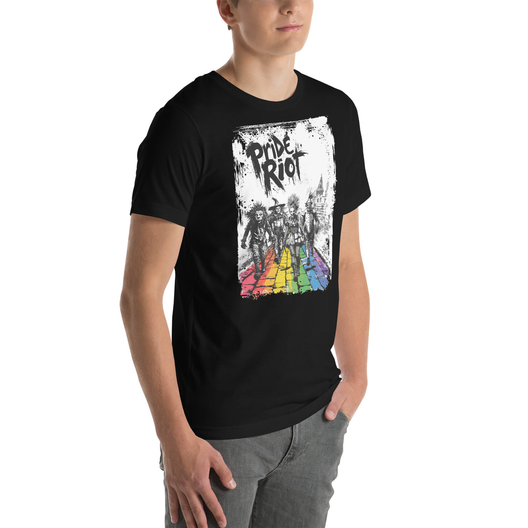 No Place Like Loud — Tee — Black, right front