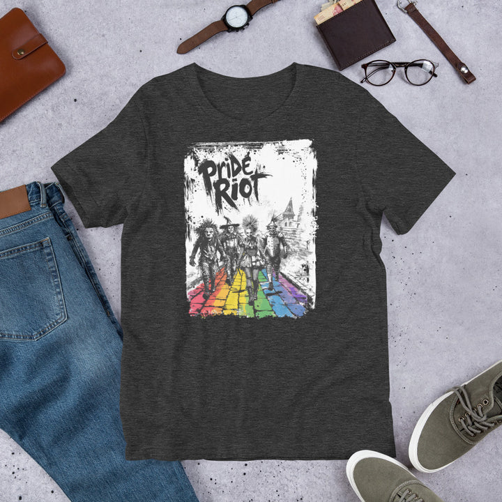 Pride Riot Tee – Wizard of Oz Punk 2025 (Rainbow Brick Road Edition)