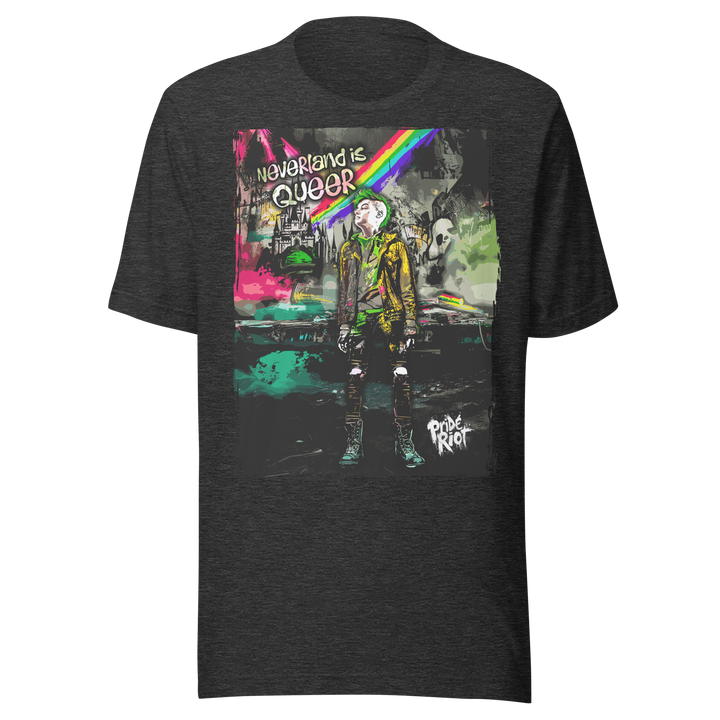 Neverland Peter — Tee — Dark Grey Heather, front