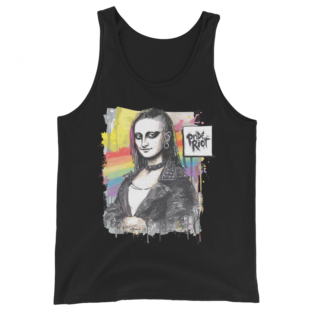 Mona Lisa tank in Black, front