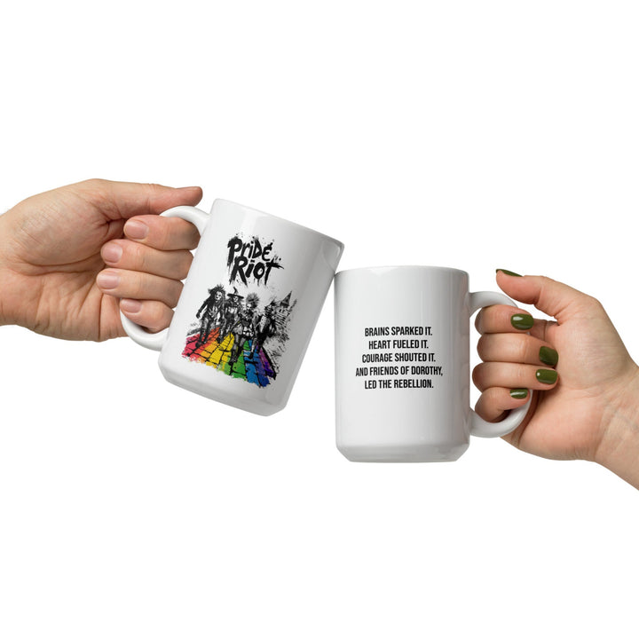 “Friends of Dorothy Led the Rebellion” Mug – Wizard of Oz Pride Riot Exclusive (11oz / 15oz / 20oz)