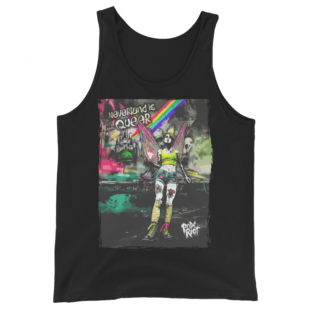 Wings and Teeth tank, black, front