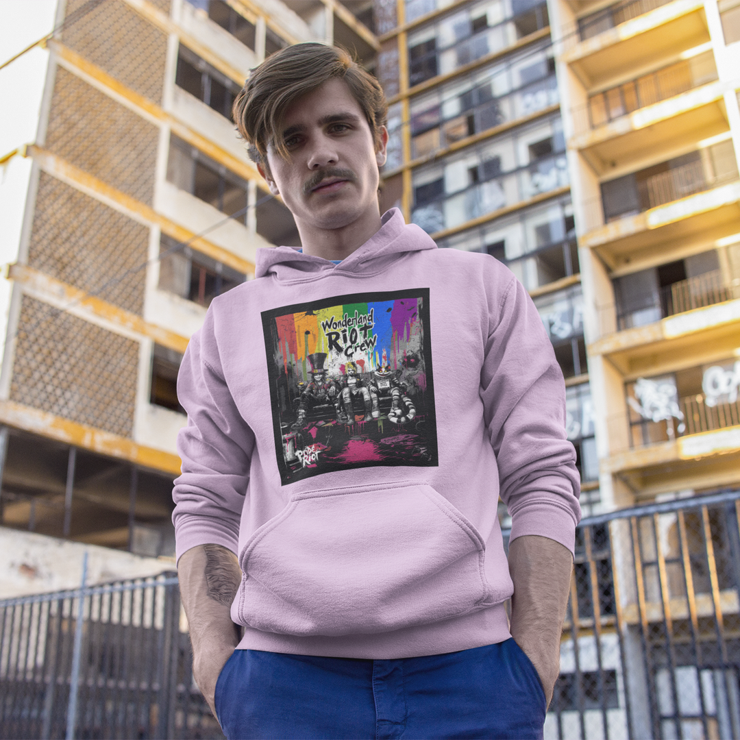Alice in Rebellion – Punk Wonderland Hoodie | Queer Fantasy Unisex Sweatshirt